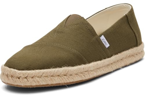 TOMS Men's Alpargata Rope 2.0 Espadrille, Textile Upper