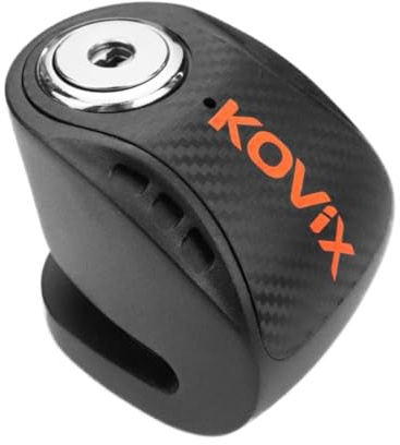 KOVIX KNS6 Candado antirrobo de disco de freno con alarma integrada para scooter y patinete eléctrico - Protección confiable para tu vehículo