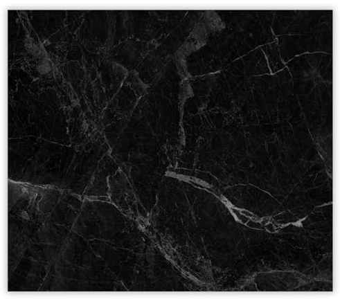 SMTDeco Protection plaque de cuisson, vitrocéramique, verre trempé, pour cuisinières électrique, à induction,planche à découper 60x52 cm une pièce pierre de marbre noir (106839)