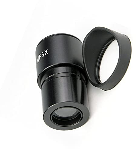 Accessoires pour microscopes Oculaires de Microscope taille de montage 30mm 30.5mm WF5X oculaire à champ large 20mm avec œilletons for pièces de Microscope stéréo Durabilité et performances fiables (