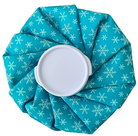 Bolsa de Hielo Reutilizable, Bolsas de Frío y Calor, Ice Bag Bolsa de Hielo de Primeros Auxilios para Reducir el Dolor y Hinchazón de Lesiones Deportivas (S-15cm)