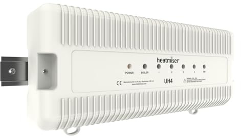Heatmiser UH4-4 Zone 230v Underfloor Heating Wiring Centre