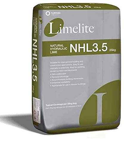 Limelite Hydraulic Lime NHL 3.5 25Kg bag