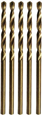 STROTON Punte da Trapano M42 8% Cobalto per Acciaio Inossidabile e Metallo (2,5mm x 5pz)