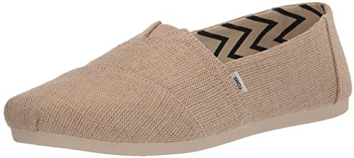TOMS Damen Alpargata Heritage Canvas Flacher Slipper, Natürlich Ungefärbt, 38.5 EU
