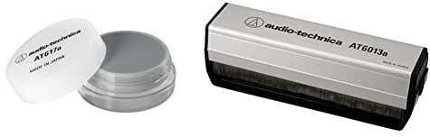 Audio Technica AT617a Polyurethane Gel Stylus Cleaner Gel Washable,grey,white,black & AT6013a Dual-Action Anti-Static Record Brush
