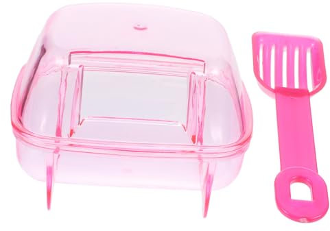 Supvox 2stücke Hamster Badezimmer Badewanne Kleine Tierbadewanne Für Hamster Praktische Und Kompakte Reinigungslösung Zufällige Farbe Für Sandbäder Und Pflege Von Nagetieren