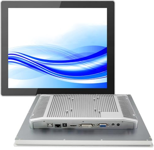 GreenTouch Monitor táctil Capacitivo de 10 Puntos 15 Pulgadas con Pantalla Industrial de Aluminio Puro - Interfaz HDMI/VGA/DVI - 1024x768