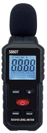 Decibelmätare, Ljudnivåmätare Digital handhållen DB-mätare Brusljudnivåmätare 30-130dB decibel Minibrusljudmätare
