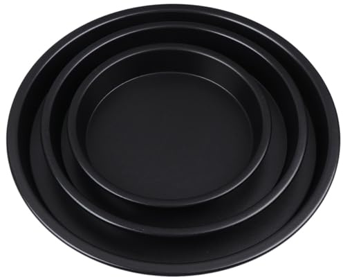 HOLIDYOYO Piatto Microonde Crisp 3 Pezzi Set Teglie in Lega di Alluminio per Forno e Microonde per Preparazioni Multiple in Cucina Domestica e Ristorazione