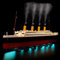 Cooldac LED Beleuchtung Set für Lego 10294 Creator Expert Titanic Building Set, LED Licht Kit Mit Rauchmodul für Das Titanic-Schiff (Kein Lego Enthalten, Nur Lichter)