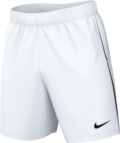 Nike Mens Knit Soccer Shorts M NK DF LGE Knit III Short K, White/Black/Black, DR0960-100, M