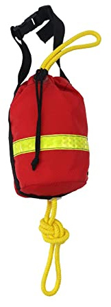 Baoblaze Rope Throw Bag, Floating Throw Bag, Portable High Visibility Throwing Line, Throwing Bags for Water Rescue with Rope