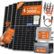 Solarway® All In One Balkonkraftwerk mit Speicher 2000W komplett Steckdose - 1,6 kWh Anker Solix 2 PRO Speicher - Solaranlage Komplettset - 500W Solarmodule & Anker Speicher & Zubehör