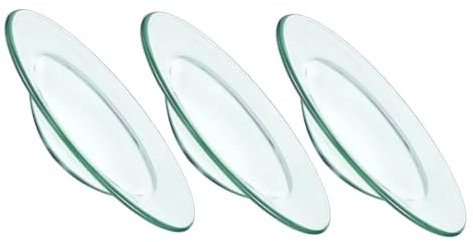 IMIKEYA 3st Aromatherapie-wachsschmelzschale Wachswärmerplatte Wachswärmerschale Aromabrenner-tablett Ölschale Für Elektrische Lampen Kerzenwärmerteller Ölplatte Glas Brennplatte Ersetzen