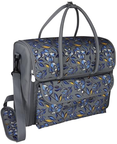 Everything Mary Curved Sewing Machine Tote for Quilters, Seamstresses, and Crafters - Stylish and Functional Carry-All