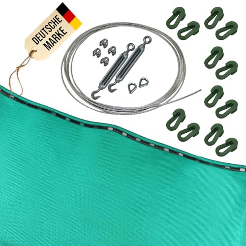 Stronghold Pfeilfangnetz Set I grün 3m hoch I Armbrust & (4 Meter breit)