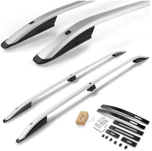 CHROMEMASTER | Barre da Tetto, Rail Tetto Compatibile con Fiat Fiorino 2008-2018; Sono Utilizzate per il Montaggio di Portapacchi, Box da Tetto o Portabiciclette | Costruzione in Alluminio