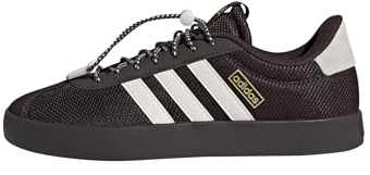 adidas Damen VL Court 3.0 Shoes, Aurora Coffee/Off White/Gold met., 39 1/3 EU