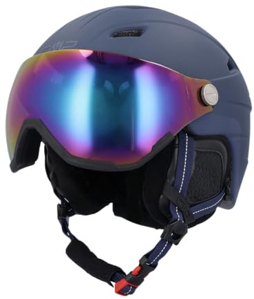 CMP - Casco da sci Wa-2 con visiera, Marine, L