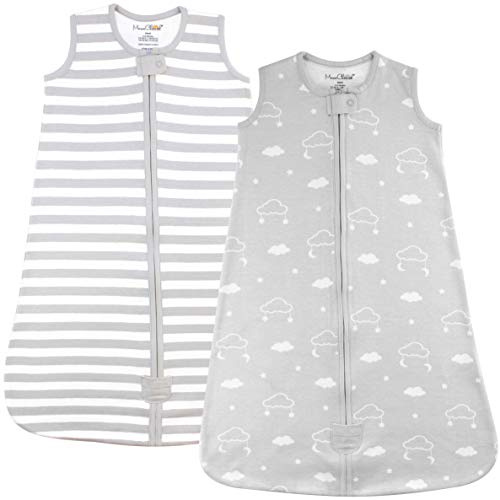 Mama Cheetah Gigoteuse Bébé, 0.5 TOG 100% Coton Biologique, Idéal pour L'été, Couverture portable pour Nourrisson Tout-petit Garçons et Filles, XL (12-18 mois), Paquet de 2