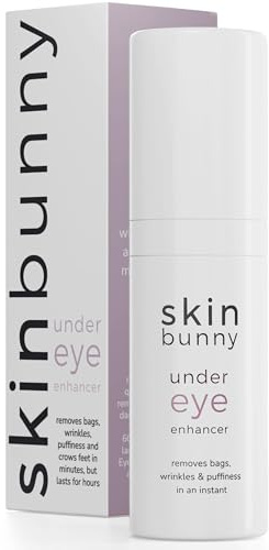 Skinbunny Under Eye Enhancer – NO WHITE RESIDUE Clinically Proven Eye Bags Remover Men + Women – Anti Aging Eye Serum for Wrinkles and Puffiness - Made in UK Seen on TV - 100 Applications