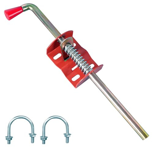 Farm Garden Ranch Gate Drop Rod Anchor Cane Bolt - Cattle Gate Accessory for Tube Gate with Sure Locking Mechanism