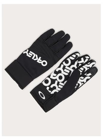 Oakley Herren Factory Pilot Core Handschuh, schwarz/weißes Logo, Größe XL