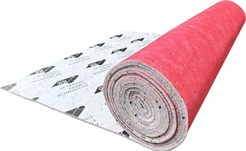 8mm Thick PU Foam Carpet Underlay Luxurious Comfort Soft, Durable & Stain-Resistant Great Heat & Sound Insulation Eco-Friendly Ideal for Bedrooms & Living Rooms (Roll 7.5 Square Meters)