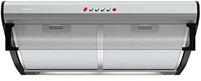 CAMPANA C 6310 INOX 1 motor, E, 235m3, 49dB, 3 velocidades, pulsantes, 2 halógenas, frente soft inox, 60cm