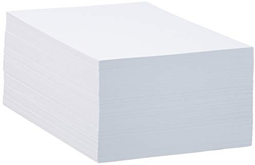 House of Card & Paper, Risma di carta A6, 160 gsm – colore: bianco (confezione da 300 fogli)