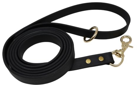 Jim Hodges Dog Training Gummy Dog Leash, Biothane, Dog Training Leash, Waterproof, Weatherproof, 6 Foot Length for Small, Medium & Large Dogs or Puppies, Various Sizes & Colors