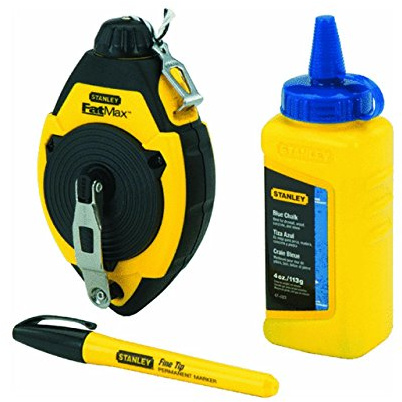 Stanley 47-681 100 Chalk Line Reel & Chalk Set