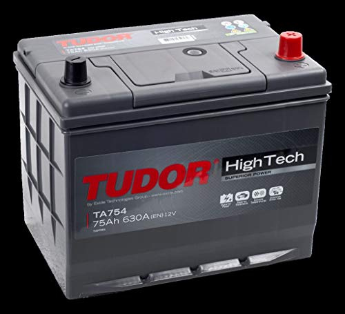 TUDOR Batería 75, Ah 630, A/EN TA754 L 270mm B 173mm H 222mm Compatible con MERCEDES-BENZ SL W121 Ponton W120 Ponton W121 Ponton W180 Ponton W128, OPEL Monterey B M98
