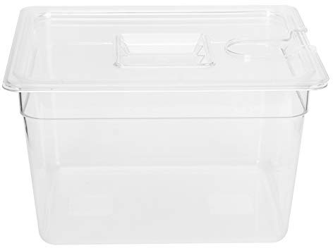 Recipiente Sous Vide Sous Vide-11L plegable con bisagras Sous Vide con tapa para cocina de precisión culinaria con circulación Sous Vide