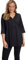 Ulla Popken Damen Tunika Bluse, Schwarz, 28-30