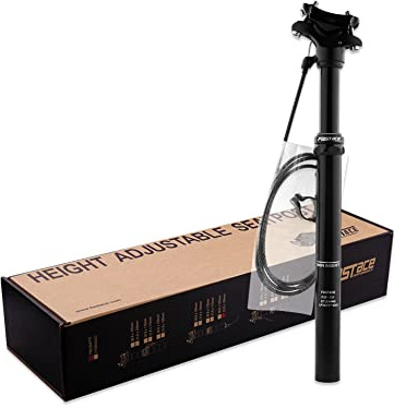 Bibike Dropper Post 27.2/30.4/30.9/31.6mm x 440mm Length 125mm Travel Remote External Cable