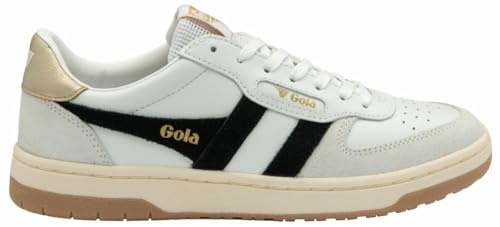 Gola Mixte Hawk Baskets, White/Pearl Pink/Gold, 39 EU
