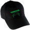 multifanshop Baseballcap - Hannover - Herzschlag - Druck grün - Mütze Größe one Size schwarz