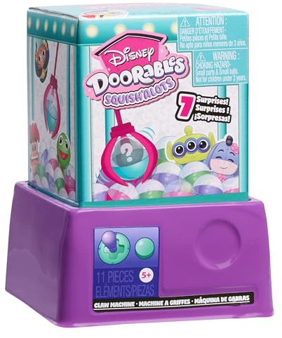 Disney Doorables Macchina acchiappa-peluche Whatcha Gotcha, personaggi da collezione, 11 pezzi, giocattoli per bambini dai 5 anni in su di Just Play