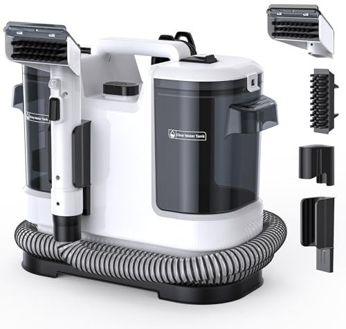 welsauber Waschsauger Nasssauger 450W Teppichreiniger mit 13500Pa Saugkraft, Polsterreiniger Gerät Fleckenreiniger mit großem Tank & langem Kabel für Teppich, Sofa, Polster, Treppen, Auto, Vorleger