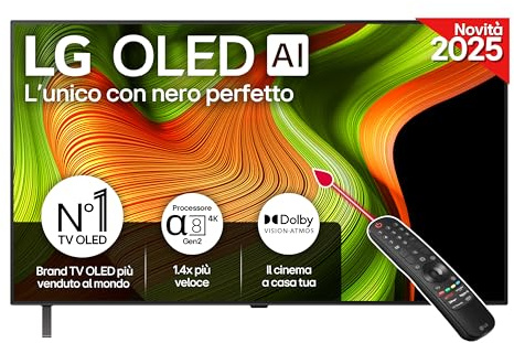 LG OLED AI 48 Pollici, Serie B5 2025 Smart TV 4K - OLED48B56LA