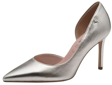 Tamaris Escarpins femme à talon aiguille cuir métallique 39 EU