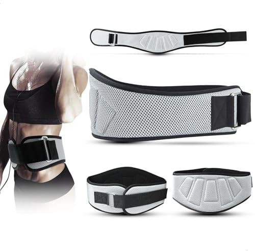 Waist Trainer, Bauchweggürtel für Herren und Damen, Bauchgurt für Zuhause und gymbase, Bauchweggürtel Herren Länge 100cm, Bauchbandage Verstellbar, Bauchbinde Herren, Grau, 1 Stück