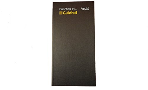 Exacompta Guildhall Essentials GES6221Z - Libro contabile singolo, 30 x 15 cm, 192 pagine di carta prestampata da 80 g/m², per ricevute, spese, riepiloghi