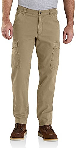 Carhartt Men's Relaxed Straight Rigby Cargo Pant, Dark Khaki, W42 x L30