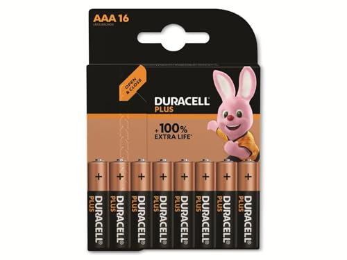 Duracell Plus AAA 1.5V Battery (Pack of 16)