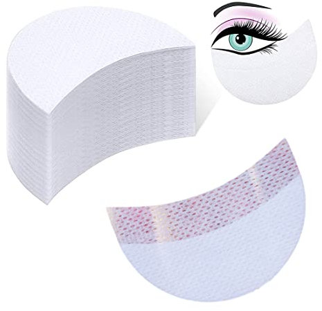 LIUJZZJ 100 Stück Lidschatten Gel Pad Patches Lidschatten Schablonen zur Verhinderung von Wimpernverlängerung Tönung und Lippen Make-up Rückstand