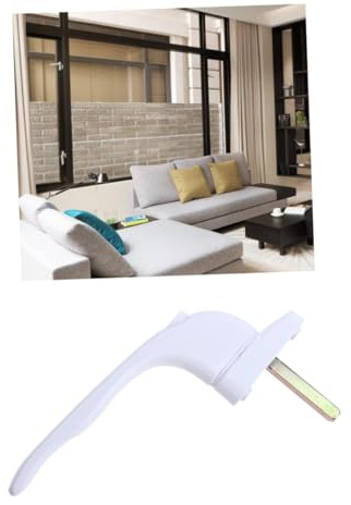 Operitacx Manija De Ventana Cerradura De Llave Aleación De Aluminio Duradera Bloqueo Pulsador Uso Doméstico 1 Unidad Seguridad Inmediata