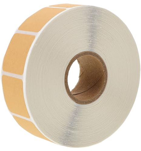 MOTHNUR Self-Adhesive Kraft Target Stickers for Shooting Practice Strong Adhesive Target Board Repair Labels Compact Square Pasters for Sports Enthusiasts Kraft Paper Tags